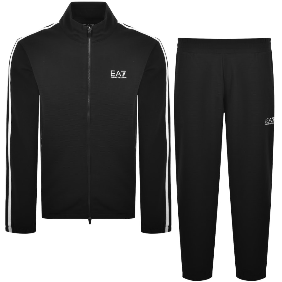 EA7 Emporio Armani ジャージ　ブラック EA7 Emporio Armani Tracksuit Black | Mainline Menswear us